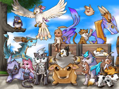 画像ギャラリー No.005のサムネイル画像 / 「ホーリービースト」，獣絵師集まれ！ 「ケモカワ・イラストコンテスト」