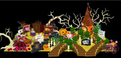 画像ギャラリー No.020のサムネイル画像 / 「バルビレッジ」，新カプセルマシーン“ホテル・ハロウィンナイト”発売