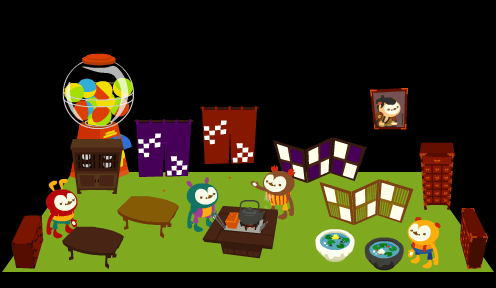 画像ギャラリー No.002のサムネイル画像 / 「バルビレッジ」新エリアアイテム「のんびり和風ハウス」を販売開始