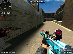 画像集#004のサムネイル/「サドンアタック」に「インビジブルモード」が登場。透明化するREDチームと,それを迎撃するBLUEチームの熱い戦いを先行体験してきた