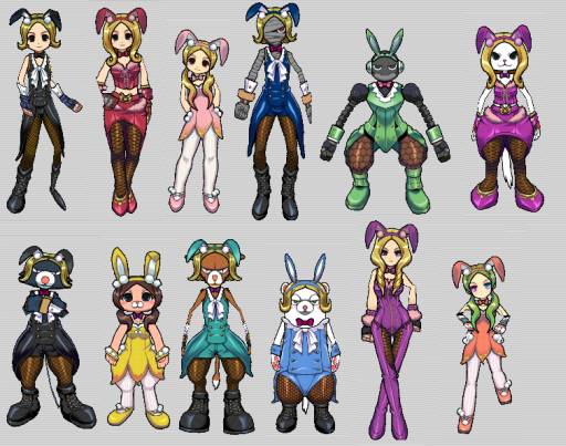 画像ギャラリー No.003のサムネイル画像 / 「ペーパーマン」に“バニーガール衣装”とレム専用の“バレリーナ衣装”が登場