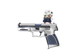 画像ギャラリー No.009のサムネイル画像 / 「ペーパーマン」の「ペーパチCASH」にレムとフッドのボイス武器が新登場