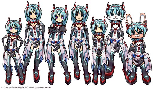 画像ギャラリー No.001のサムネイル画像 / 「ペーパーマン」新たなコラボアバターパック「初音ミクGamepot ver.」が登場