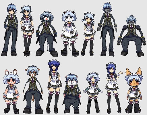 画像集#018のサムネイル/「ペーパーマン」,ペーパチCASHに「執事・メイド」の衣装やボイスが登場