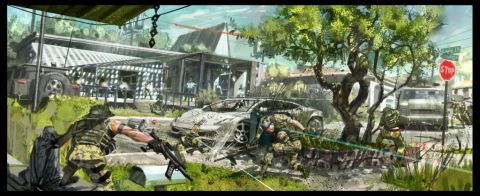 画像ギャラリー No.005のサムネイル画像 / 「WarRock」,新マップ「Kharif」登場。車両を遮蔽物にし敵陣へ切り込め