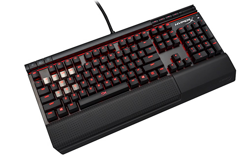 画像ギャラリー No.002のサムネイル画像 / HyperX,英語フルキーボード「Alloy Elite」を国内発売。メディア制御系ボタン&ホイールとライトバー付き