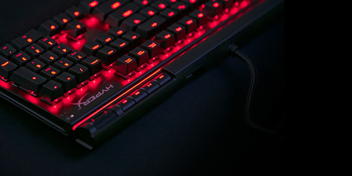 画像ギャラリー No.004のサムネイル画像 / HyperX,英語フルキーボード「Alloy Elite」を国内発売。メディア制御系ボタン&ホイールとライトバー付き