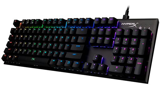 Kailhの銀軸キースイッチを採用する英語配列キーボード Alloy Fps Rgb がhyperxから