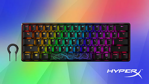 HyperX,60%サイズのコンパクトな10キーレスキーボード「Alloy <wbr