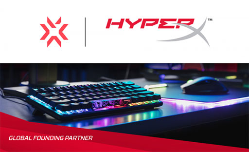 HyperX,「VALORANT」世界大会に協賛してキーボードやマウスを提供
