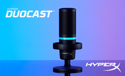 HyperX，ハイレゾ対応の配信者向けUSBマイク「DuoCast」を7月25日発売