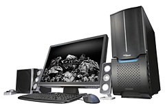 画像ギャラリー No.001のサムネイル画像 / G-Tune，Core i7搭載＆64bit版Vista搭載で22万円からのゲーマー向けPC