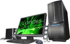 画像集#001のサムネイル/G-Tune,GTX 285の3-way SLI仕様で42万円からのハイエンドPCを発売