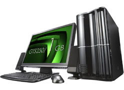 画像ギャラリー No.001のサムネイル画像 / G-Tune,NEXTGEARにメモリ1GB版GTS 250搭載モデルを2種6製品追加