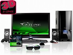 画像ギャラリー No.001のサムネイル画像 / G-Tune,3D立体視対応ディスプレイ&3D Vision付属のGTX 470搭載PC発売
