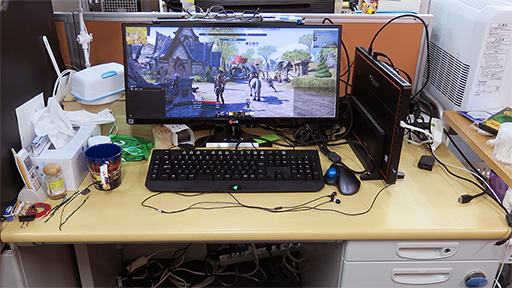 画像ギャラリー No.0029のサムネイル画像 / 幅約22mmの超薄型ゲームPC「NEXTGEAR-SLIM」レビュー前編。ゲームがどれくらい快適に動くか確認してみた