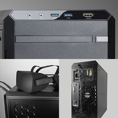 画像ギャラリー No.004のサムネイル画像 / G-TuneがミニタワーゲームPCを刷新。新筐体は冷却能力とフロントHDMI出力にこだわり,オプションで側面ガラスパネルも用意
