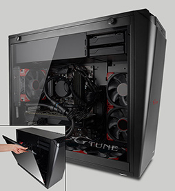 画像ギャラリー No.034のサムネイル画像 / 「ゲーマーの意見」を集めて設計したG-Tuneの新型PCケースは何が違うのか。実機をじっくりチェックしてみた