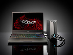 G-Tune，外付けCPU＆GPU液冷ユニット付属の15.6型ゲームノートPCを発売