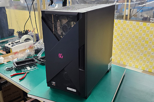 手の届きやすいゲームPC」を実現する新ゲームPC「NEXTGEAR」の製造現場
