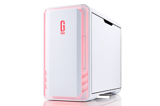 鮮やかなホワイト筐体の新PCケースを採用するミニタワー型PCがG