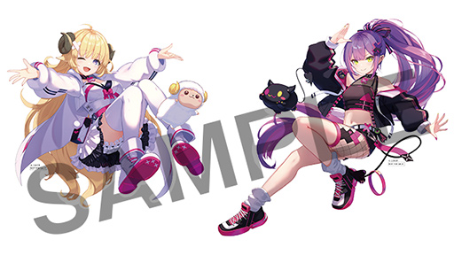 画像ギャラリー No.006のサムネイル画像 / ゲームPCのNEXTGEARからホロライブの角巻わため&常闇トワコラボモデルPCが発売に。限定特典グッズ付き