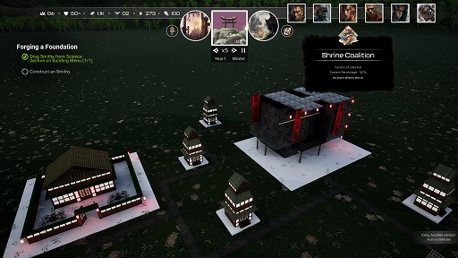 画像ギャラリー No.004のサムネイル画像 / 戦国×サイバーパンクの都市建設シム「Daimyō of Kensai」,早期アクセス版を8月18日にSteamで配信