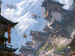 戦国×サイバーパンクの都市建設シム「Daimyō of Kensai」，早期アクセス版を8月18日にSteamで配信