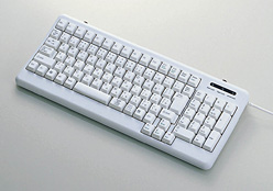 画像ギャラリー No.001のサムネイル画像 / ゲーム機との接続を想定，ケーブル長3mの小型フルキーボード