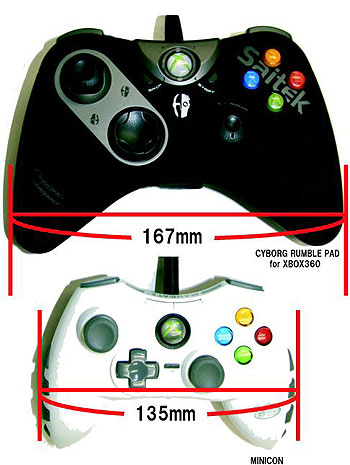 画像ギャラリー No.002のサムネイル画像 / MSY,Mad Catz製Xbox 360用ゲームパッド2種を9月3日に発売