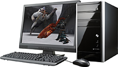 画像ギャラリー No.001のサムネイル画像 / マウス＆ベスト電器，GeForce 9600 GT＋Core 2 Quad搭載の「MHF」推奨PC