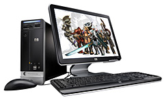 画像ギャラリー No.002のサムネイル画像 / HP，GeForce 9300 GE搭載でディスプレイ付属の「MHF」推奨PCを発売