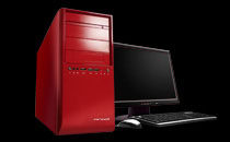 画像ギャラリー No.001のサムネイル画像 / Faithの赤いゲームPC「FORTISSION」にLynnfield搭載モデル