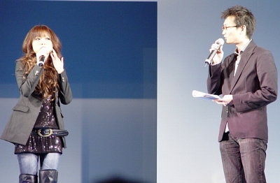 画像集#006のサムネイル/元ZONEの長瀬実夕さん,元モーニング娘。の矢口真里さんも登場。ゲーム概要やコラボ企画が紹介された「モンスターファーム オンライン」のステージ