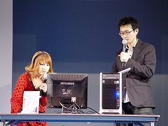 画像集#016のサムネイル/元ZONEの長瀬実夕さん,元モーニング娘。の矢口真里さんも登場。ゲーム概要やコラボ企画が紹介された「モンスターファーム オンライン」のステージ