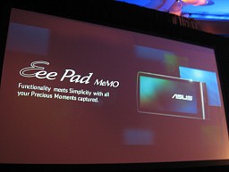 ꡼ No.003 | ASUSWindows 7ܥ졼üAndroid 3.0ܥ֥åüEee Padʤʤɤȯɽ