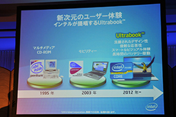 画像ギャラリー No.005のサムネイル画像 / インテル,Ultrabookへの注力をアピール。日本国内でさまざまなプロモーション展開を実施