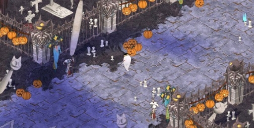 画像集#004のサムネイル/「AngelLoveOnline」,ハロウィンイベントが開催。各街が限定デコレーションに