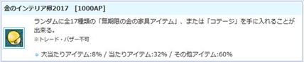 画像ギャラリー No.002のサムネイル画像 / 「AngelLoveOnline」，期間限定で「金のインテリア卵 2017」を販売