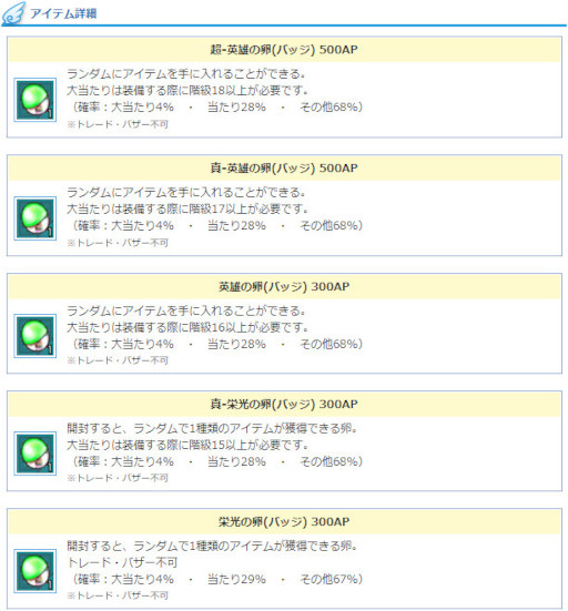 画像ギャラリー No.005のサムネイル画像 / 「AngelLoveONLINE」“超英雄の卵(バッジ)”が販売開始。2週連続”週替わりサーバーバフ”を開催