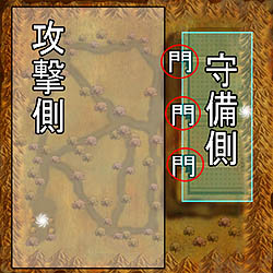 画像集#007のサムネイル/三つの門が最激戦区。「英雄」に2パートで展開する攻城戦システムを実装