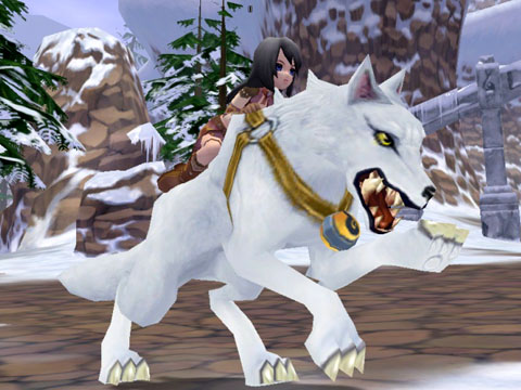 画像ギャラリー No.001のサムネイル画像 / 「ブライトシャドウ」，永久に乗れるペットライド第二弾「白狼」登場