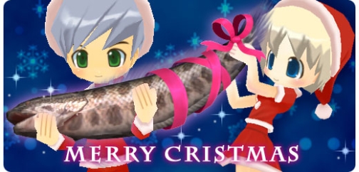 画像ギャラリー No.002のサムネイル画像 / 「釣りパラダイス！」でクリスマス，「サンタクロースセット」販売開始