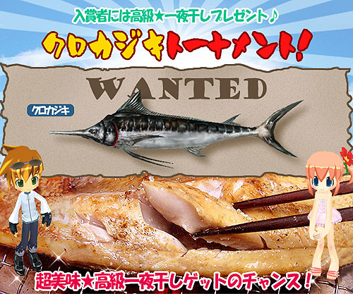 画像ギャラリー No.001のサムネイル画像 / 「釣りパラ」クロカジキトーナメントで入賞して高級一夜干しをもらおう