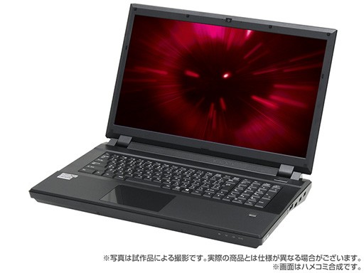 画像ギャラリー No.002のサムネイル画像 / ドスパラ，HD 7970MをCrossFire構成で搭載するゲーマー向けノートPC「GALLERIA GM7970M」。価格は約24万円から