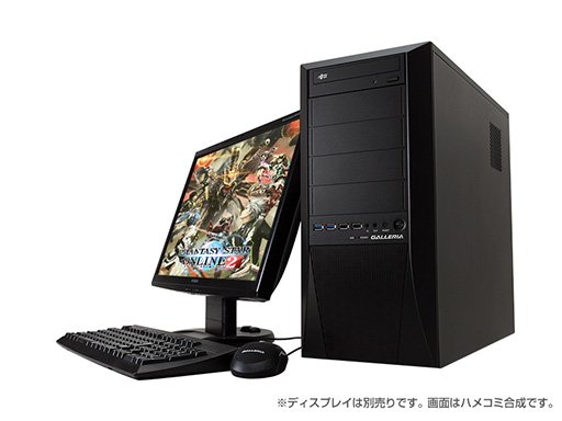 ドスパラ Pso2 推奨pcにデスクトップpcとノートpc計3製品を追加