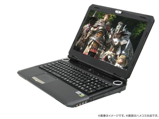 画像ギャラリー No.001のサムネイル画像 / ドスパラの「新生FFXIV」推奨PCにGTX 870M搭載15.6インチノートが加わる