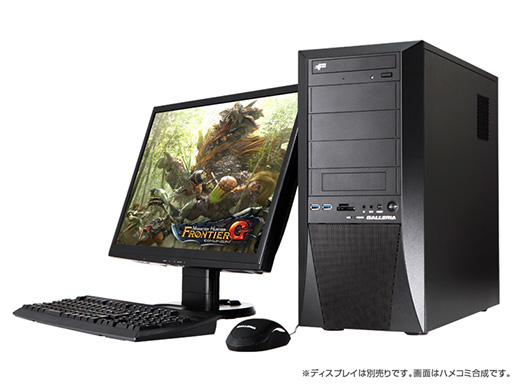 画像ギャラリー No.001のサムネイル画像 / GALLERIA，独自特典付き「MHF-G」推奨PCにi7-5820Kモデルを追加