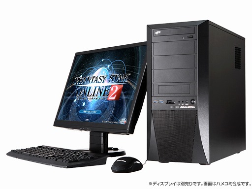 画像ギャラリー No.003のサムネイル画像 / ドスパラ，「PSO2」推奨PCに第2世代Maxwell搭載モデルを追加