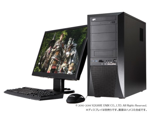 画像ギャラリー No.001のサムネイル画像 / GALLERIAの新生FFXIV推奨PCにGTX 980＋i7-4790K搭載モデルが加わる